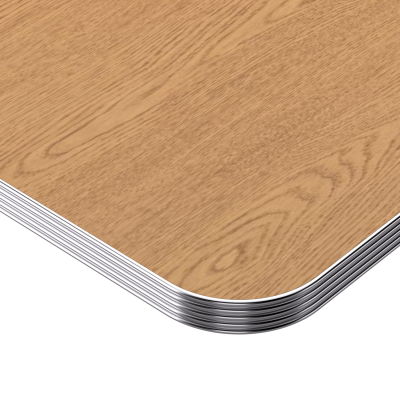 Aluminum Edge Laminate Table Top