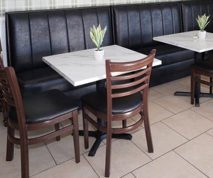 How to Pair Booths and Tables in Your Restaurant - East Coast Chair and  Barstool