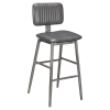 Ethan Metal Bar Stool in Clear Coat