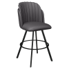 Premium Sooti Swivel Bar Stool with Circular Frame
