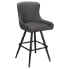 Premium Savino Swivel Bar Stool with Square Frame