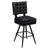 Trionfo Tufted Premium Bucket Bar Stool with Square Frame