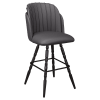 Premium Sooti Swivel Bar Stool with Vintage Frame