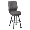 Tesoro Diamond Back Premium Bucket Bar Stool with Arched-Oval Frame