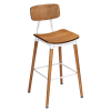 Slate White Metal Restaurant Bar Stool