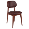 Gisselle Wood Chair with Padded Back