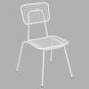 Ollie Patio Chair in White Finish