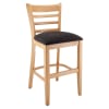 Premium US Made Ladder Back Wood Counter Stool