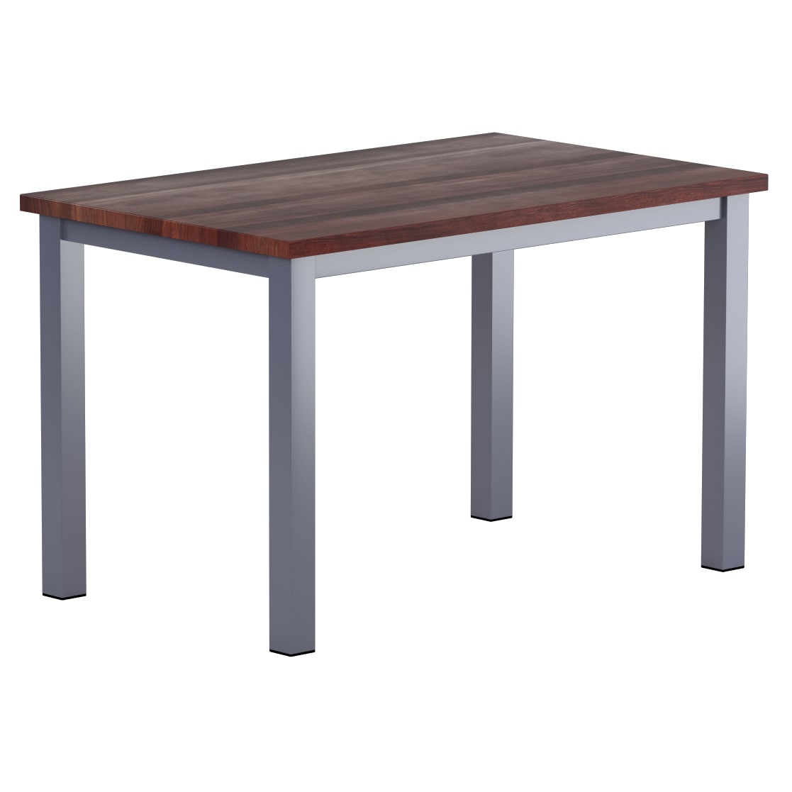 Ottis Table Set in Dark Grey Finish with Ottis Table Set in Dark Grey Finish