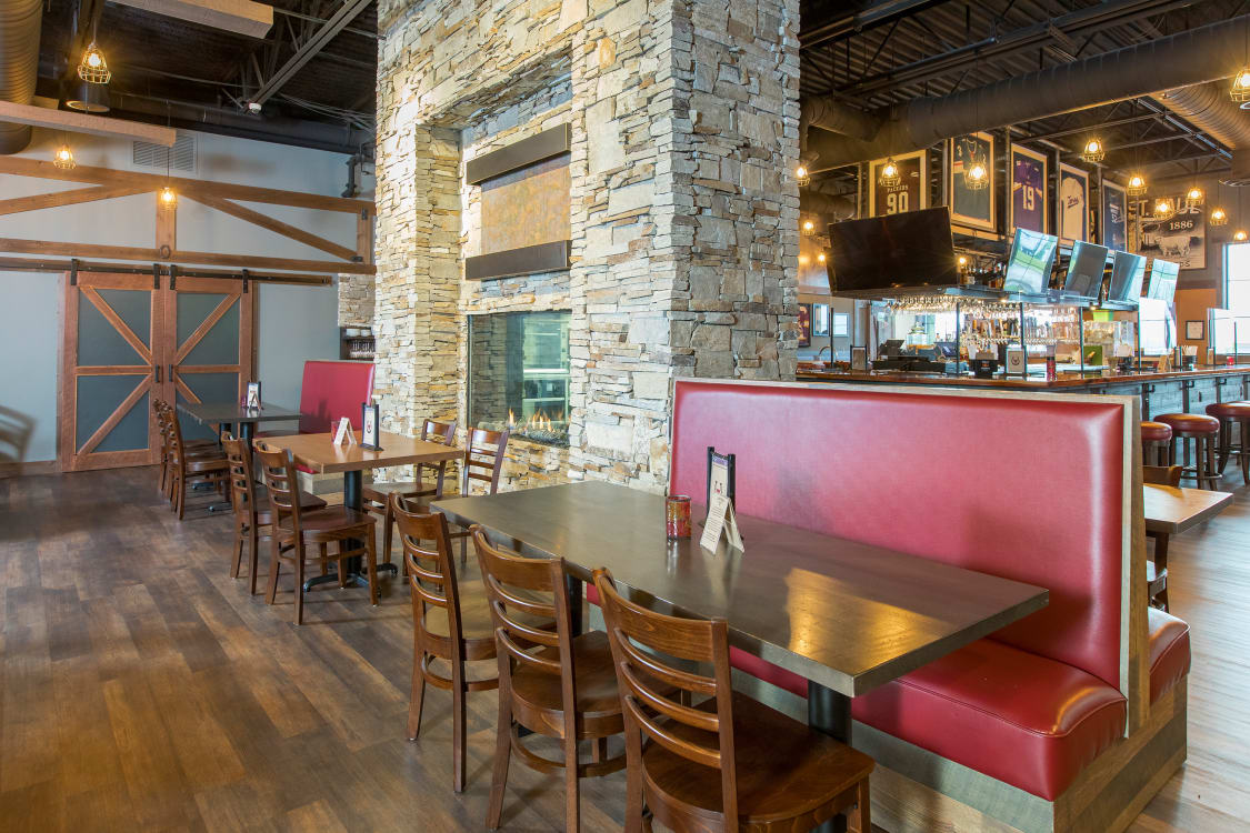 restaurant furniture on location
