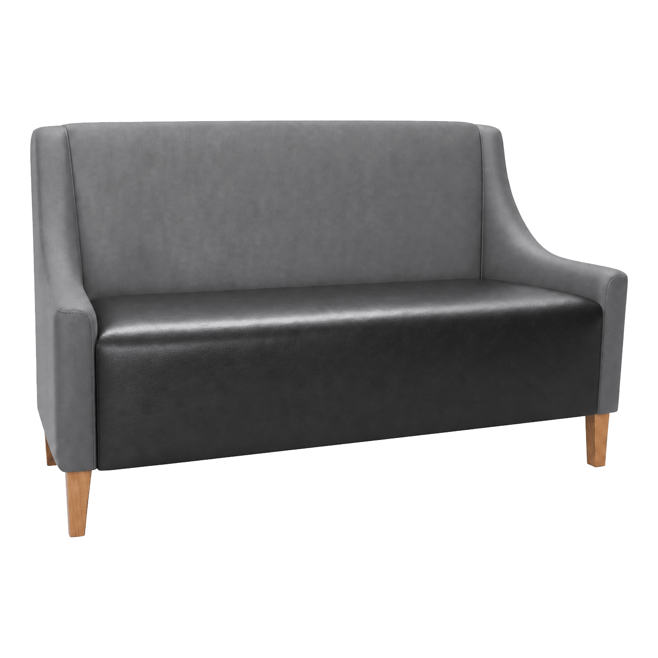 Torqela Plain Back Lounge Booth with Arms