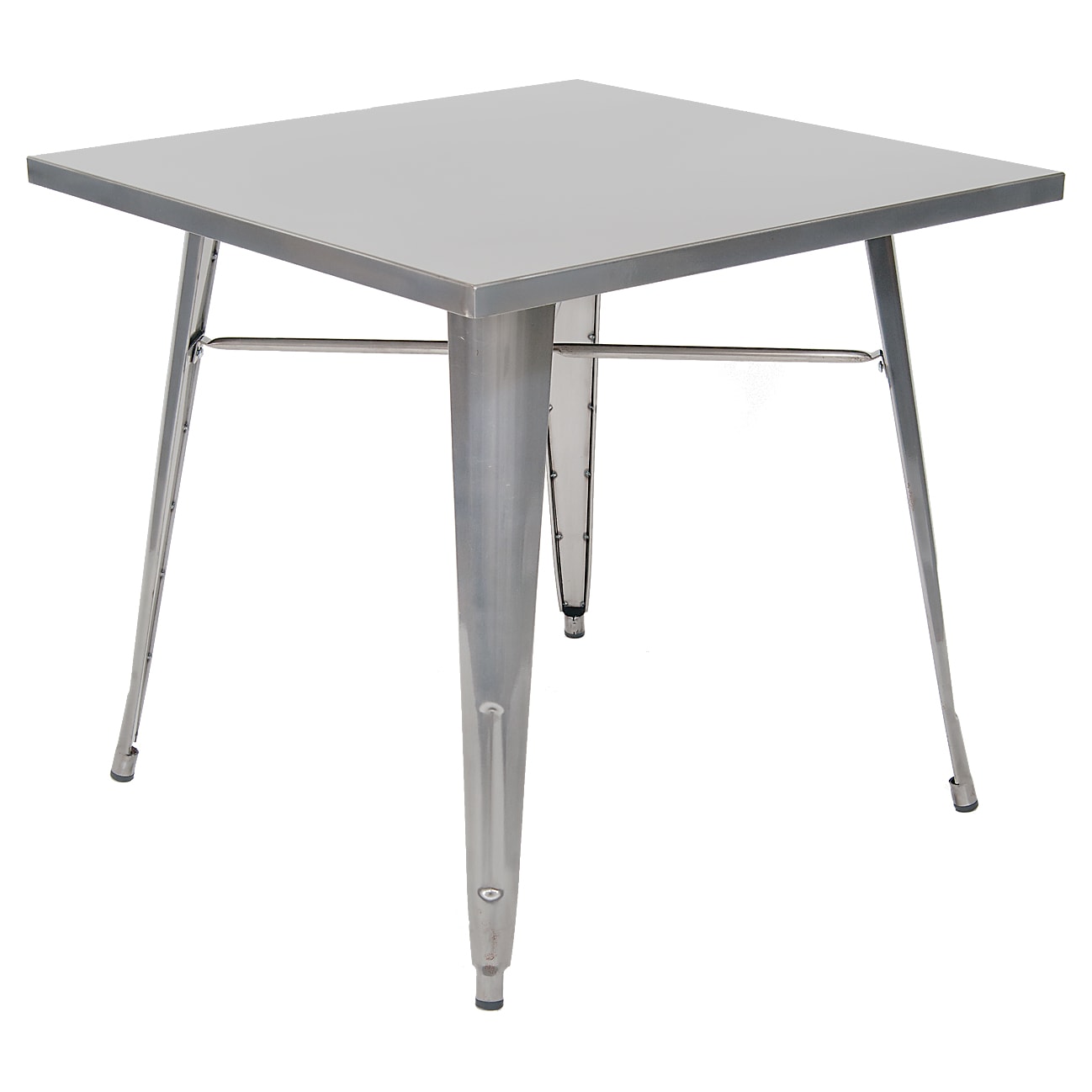 Metal Table in Clear Finish - Table Height