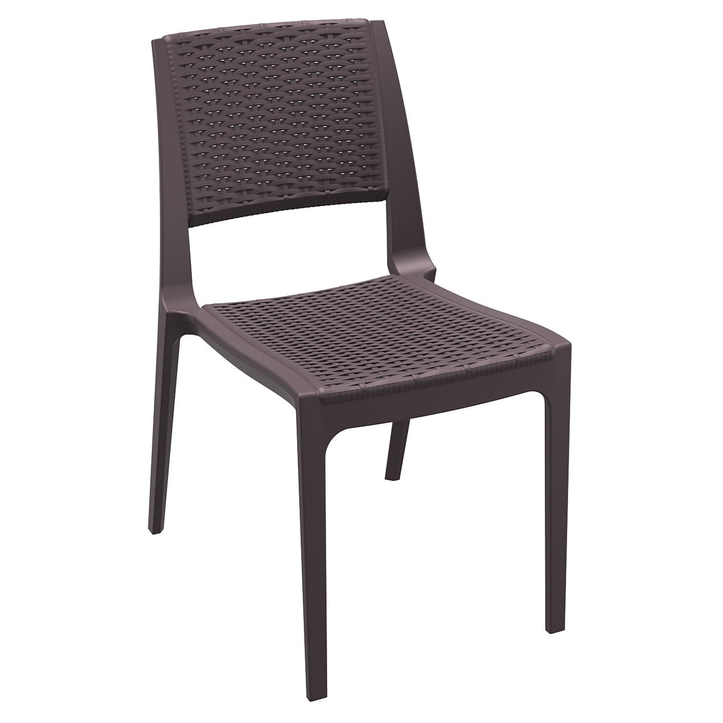 Selina Wicker Look Resin Patio Chair with Selina Wicker Look Resin Patio Chair