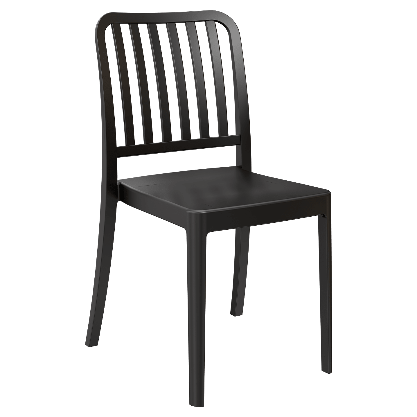 Miles Slat Back Outdoor Resin Chair