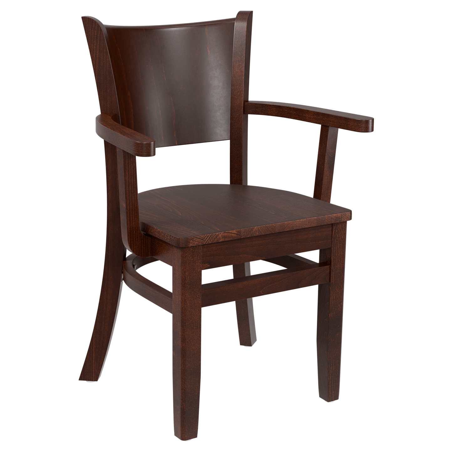 Premium US Made Tiffany Wood Chair With Arms