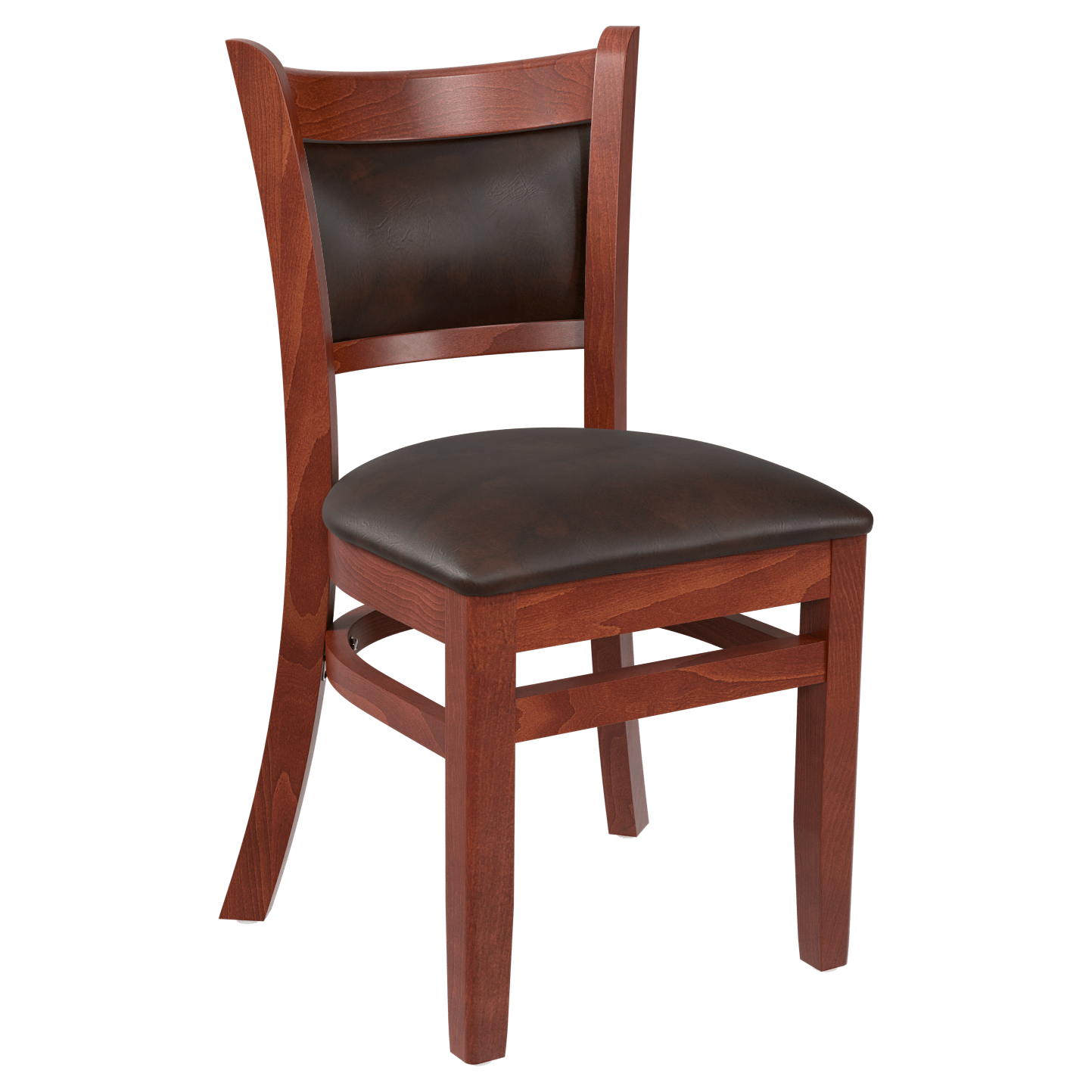 Premium Padded Back Wood Chair