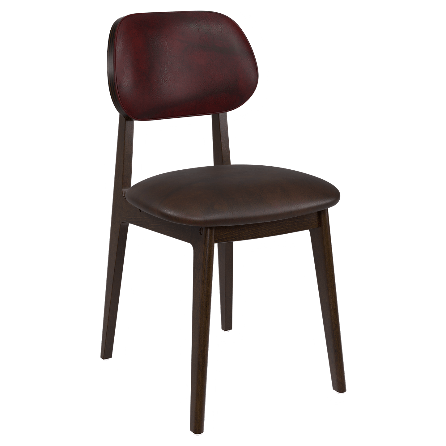 Gisselle Wood Chair with Padded Back