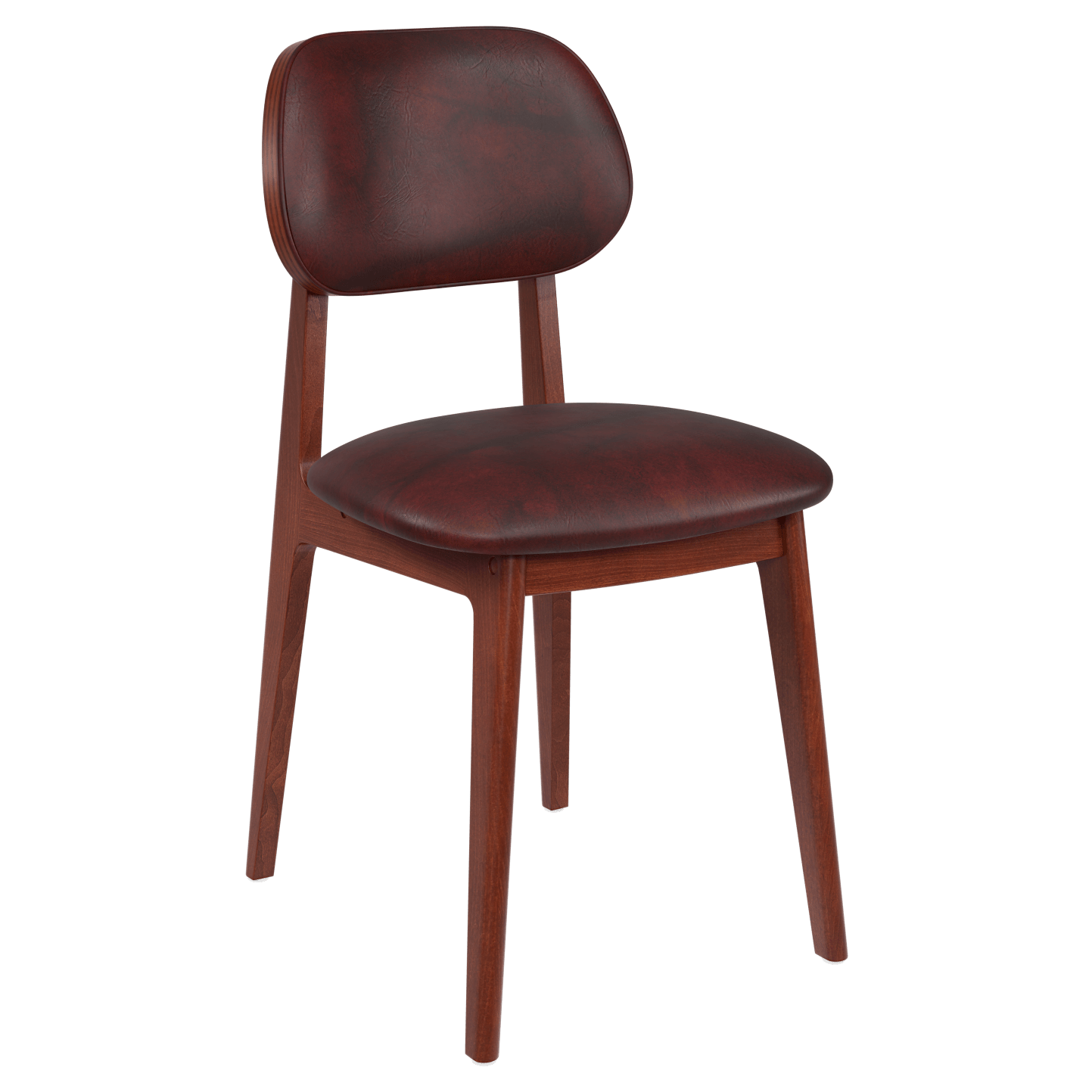 Gisselle Wood Chair with Padded Back
