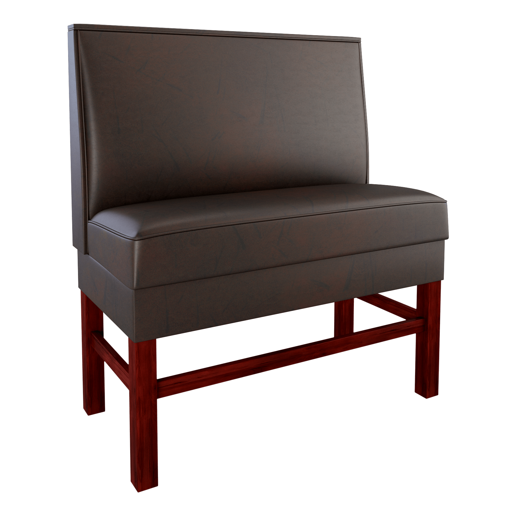 Restaurant Booth Seating Collection Laminate Frame Restaurant Booth with  Padded Seat and Back