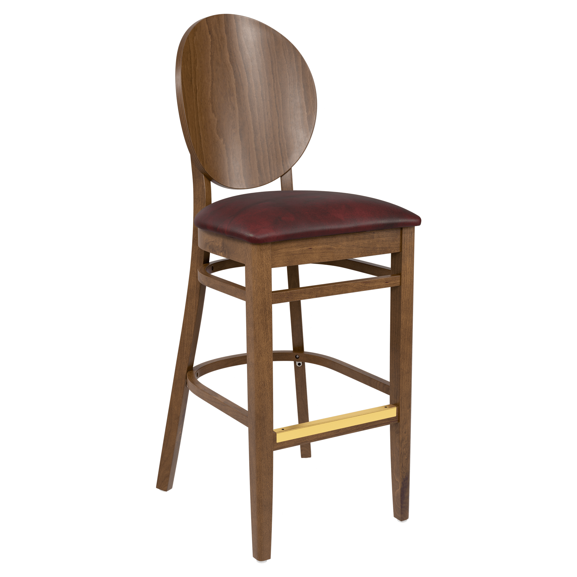 Premium Lorenzo Wood Bar Stool