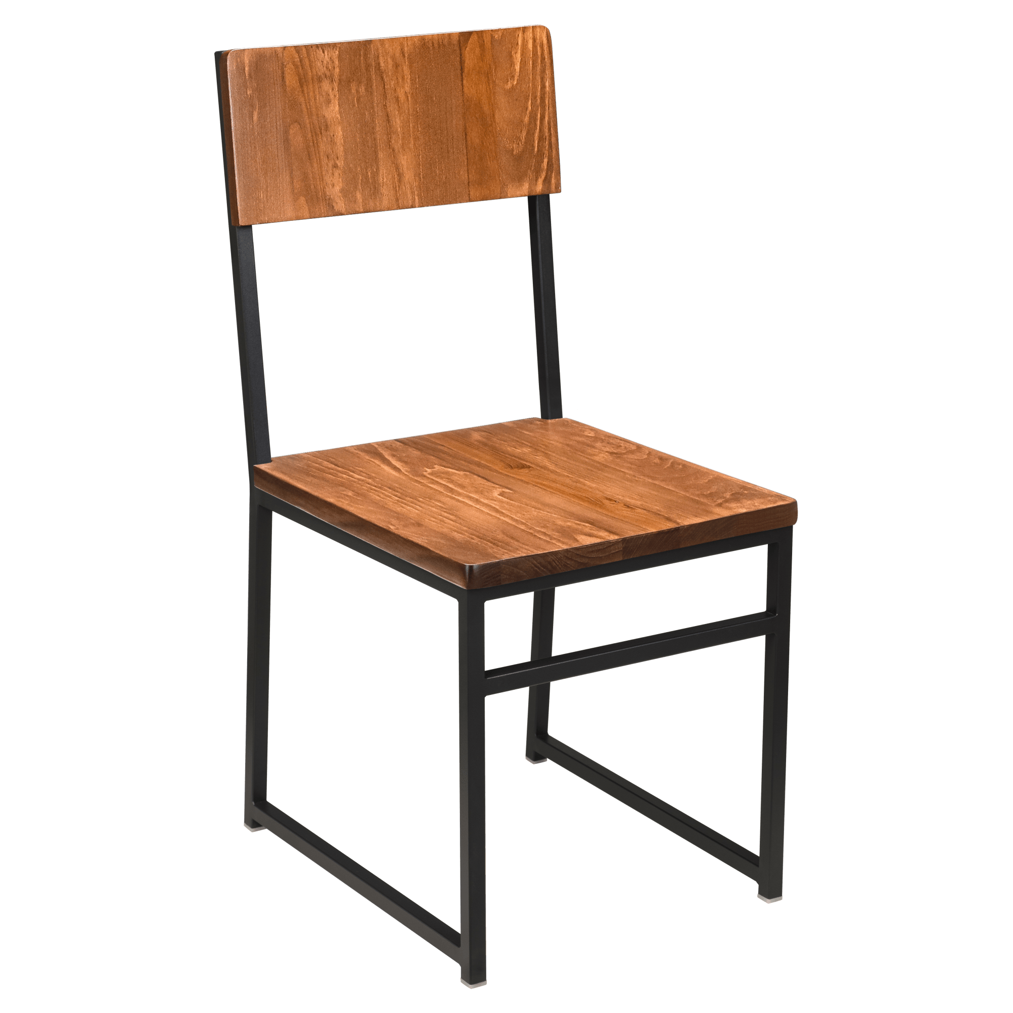 Indy Metal Chair with Wood Back