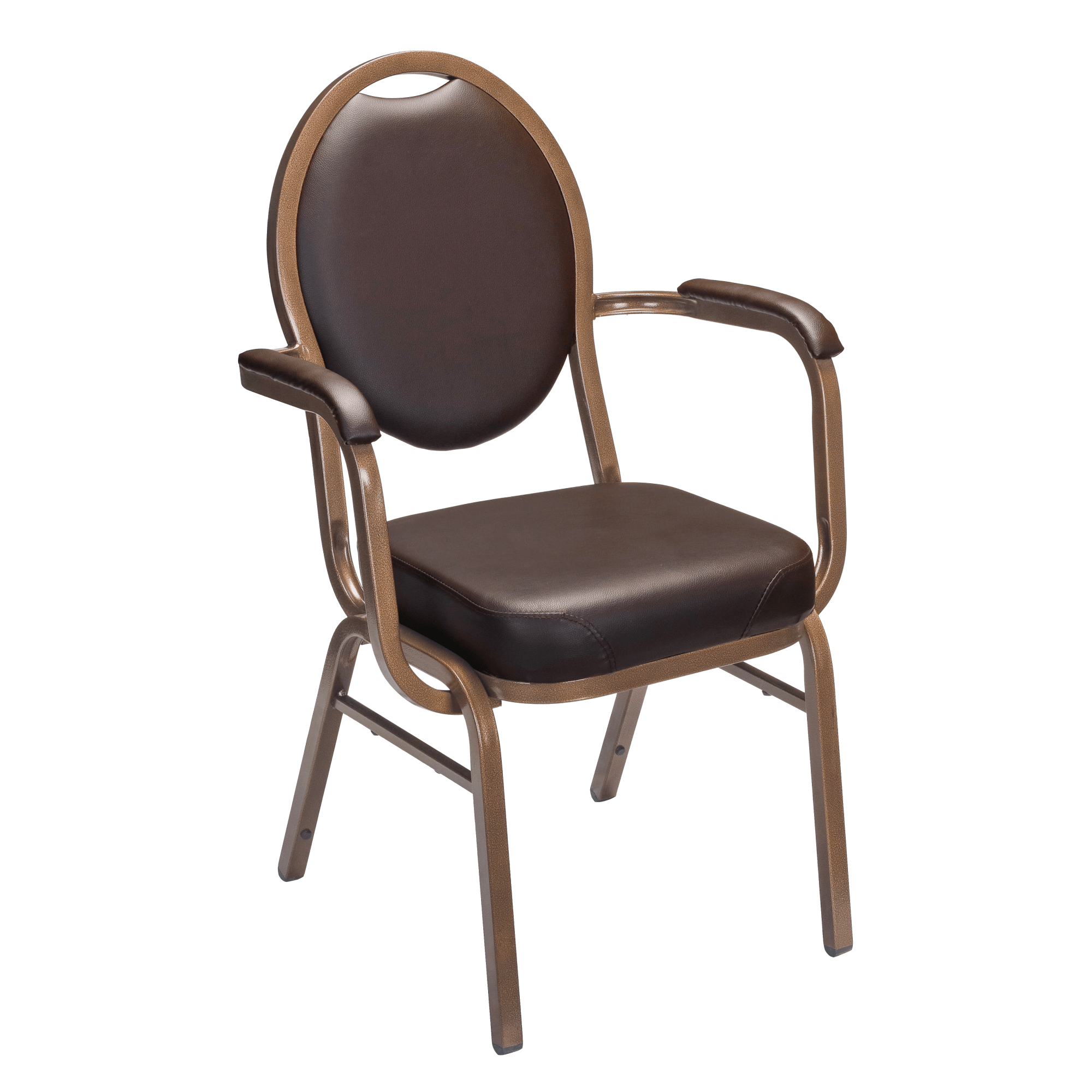 Hourglass Stack Chair with Arms