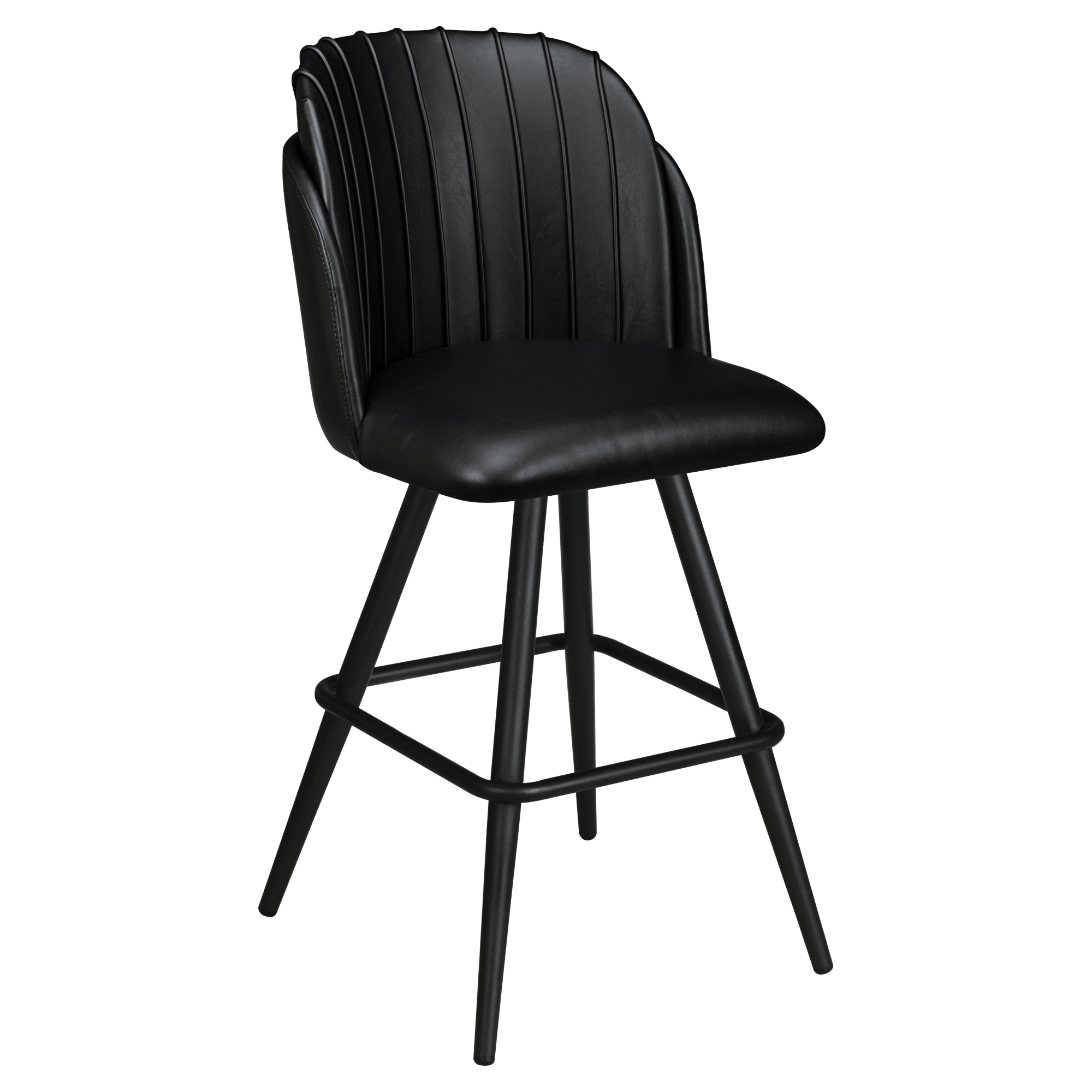 Premium Sooti Swivel Bar Stool with Square Frame