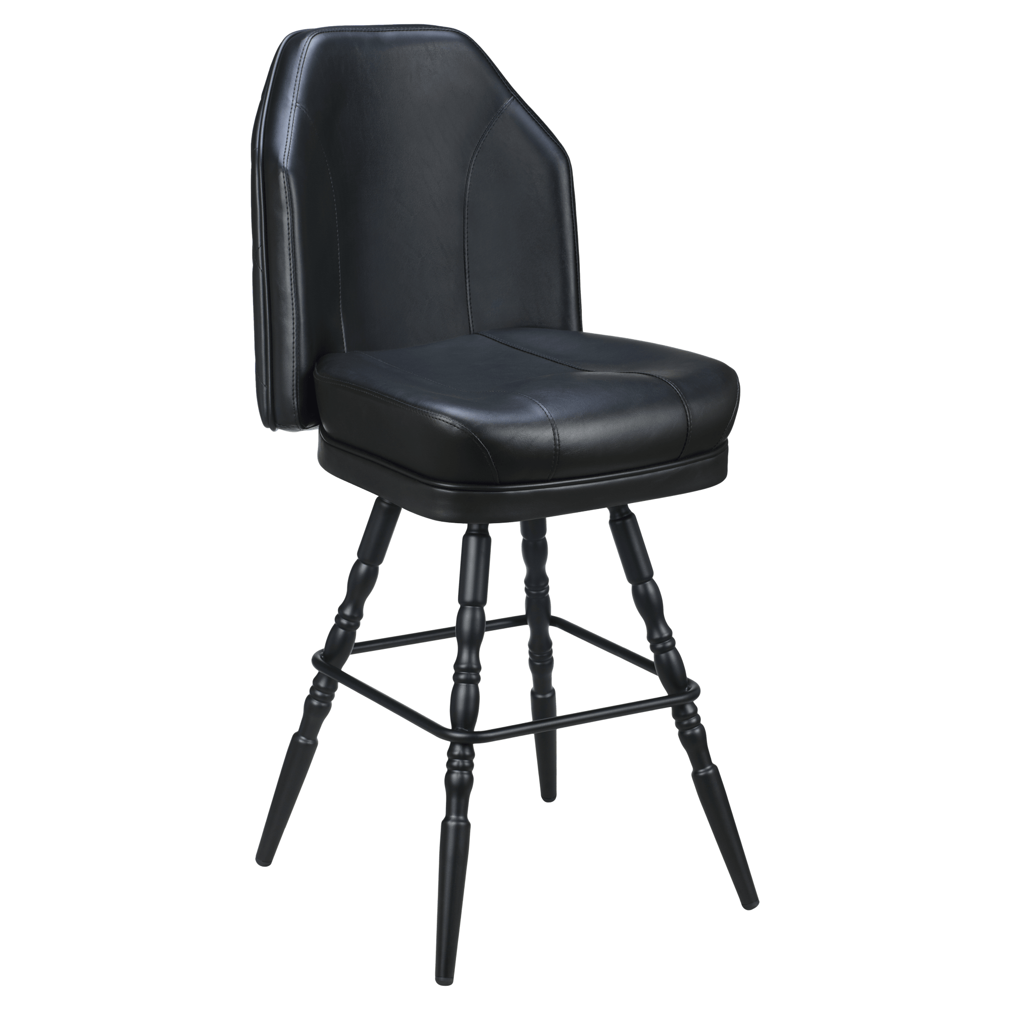 Giada Premium Casino Bucket Bar Stool with Vintage Frame