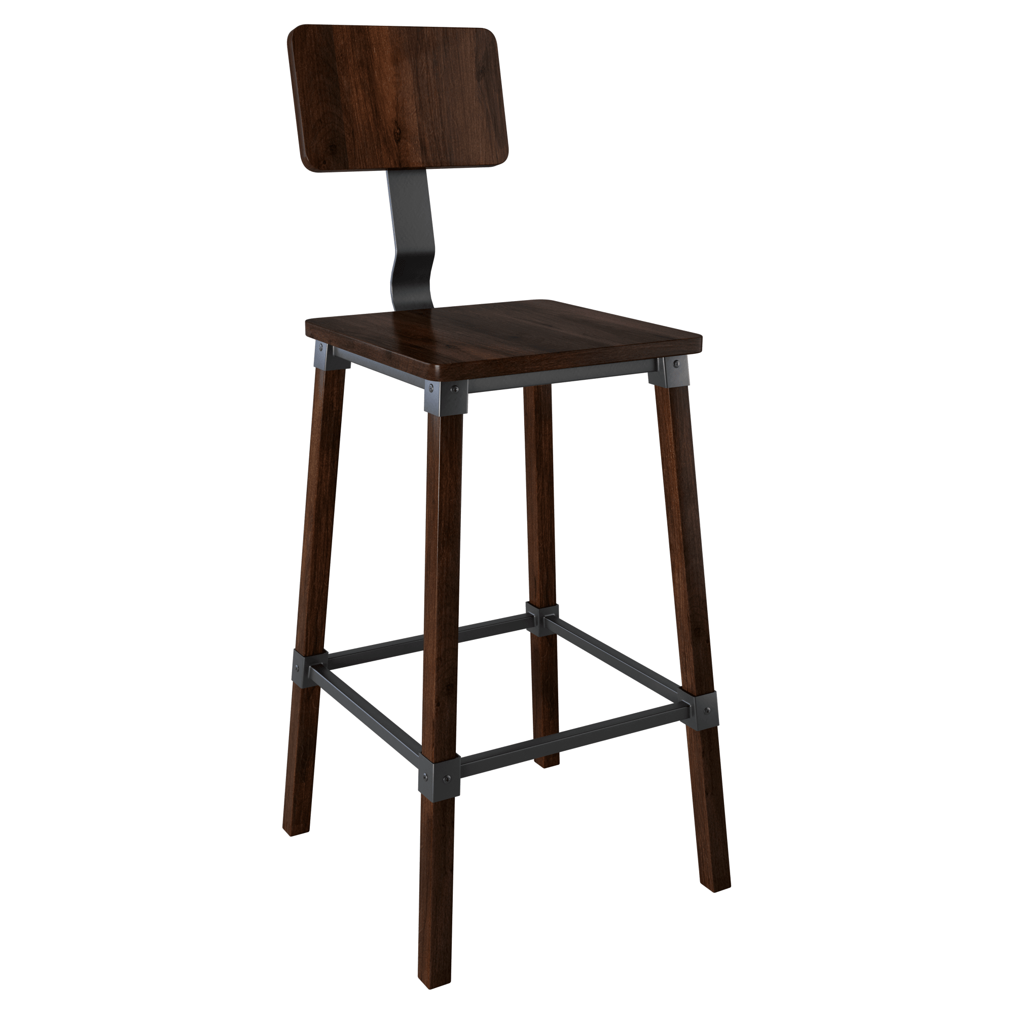 Malcolm Industrial Bar Stool