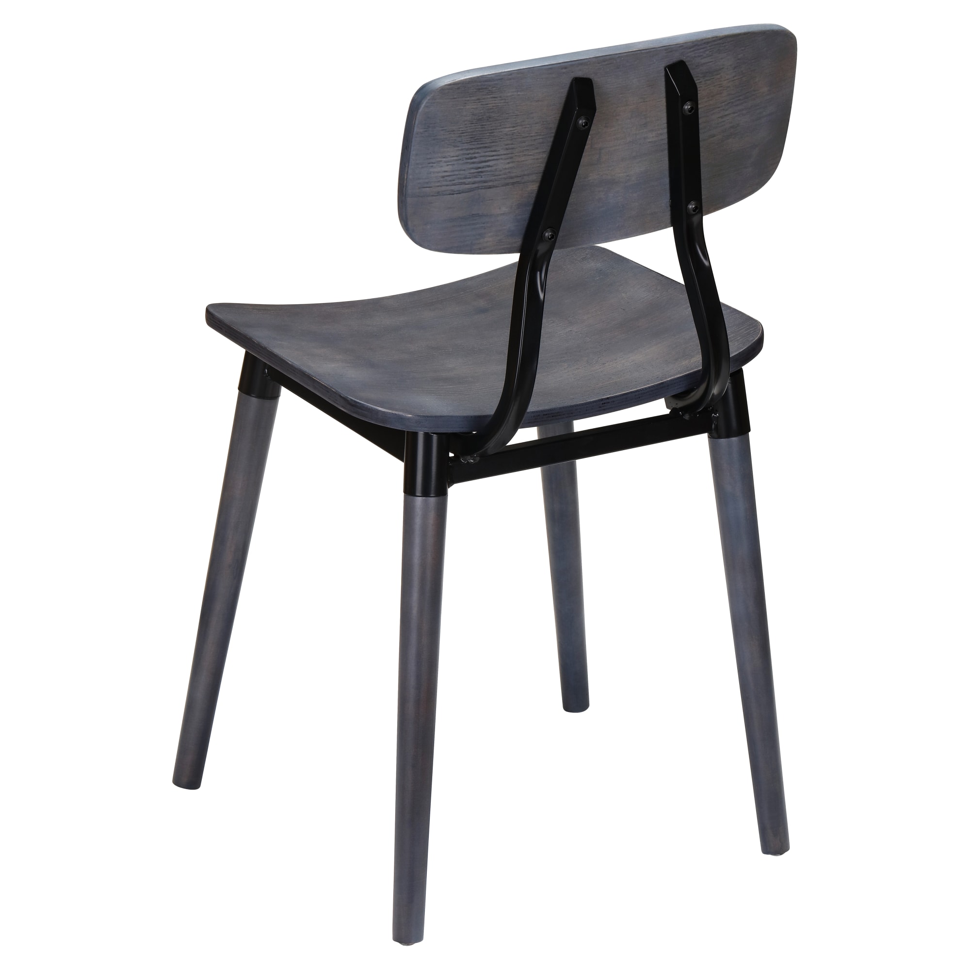 Slate Black Metal Restaurant Chair