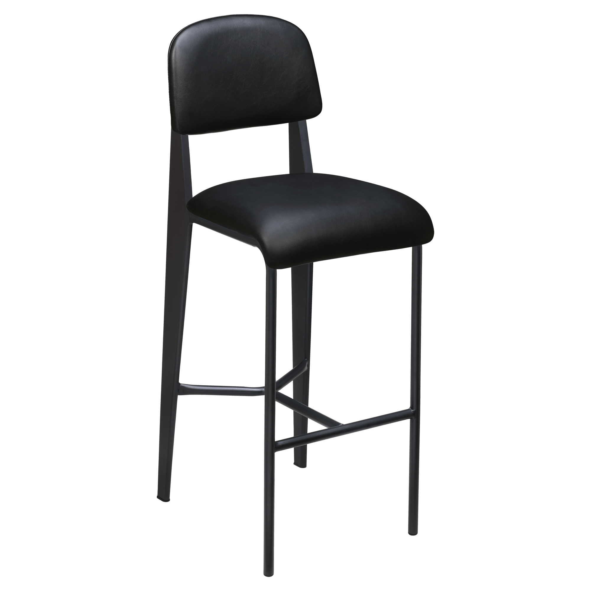 Nico Padded Metal Bar Stool
