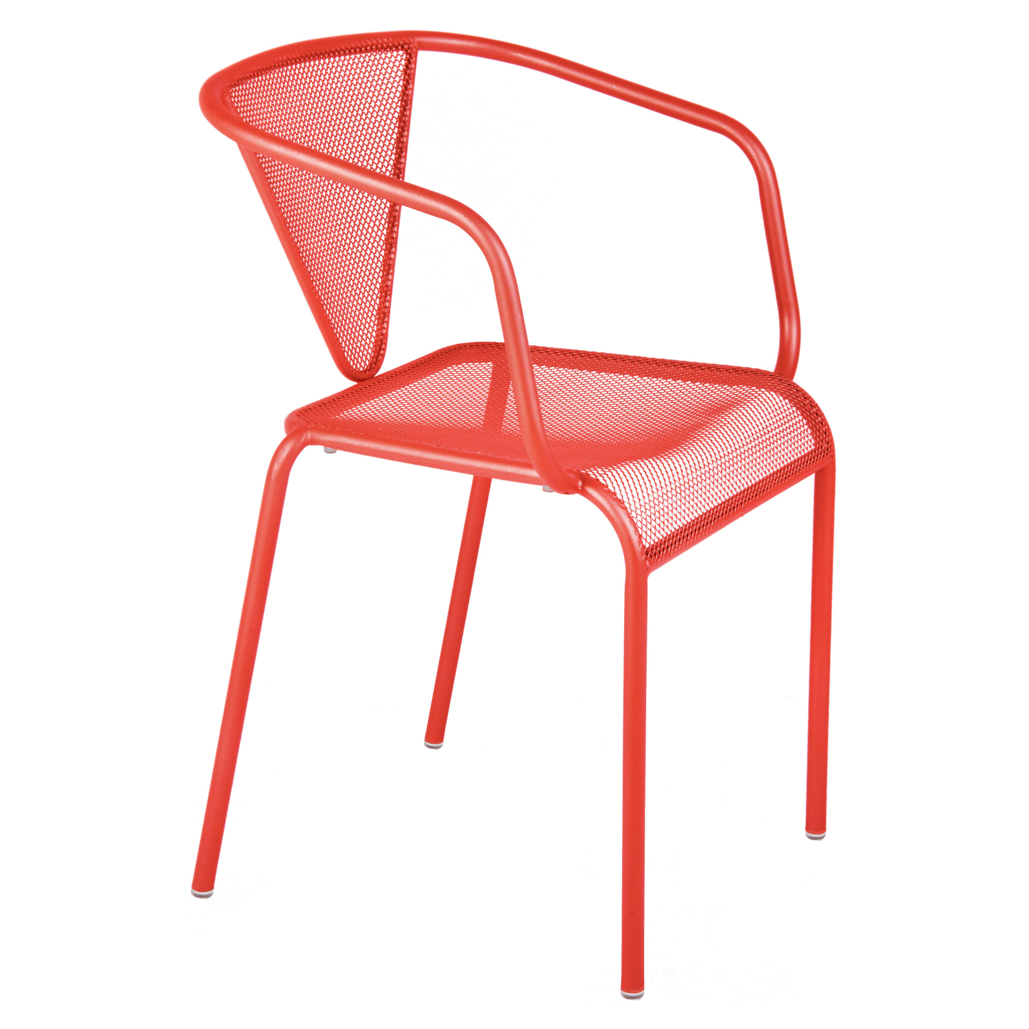 Clarius Metal Mesh Patio Arm Chair, Metal Mesh Lawn Chairs