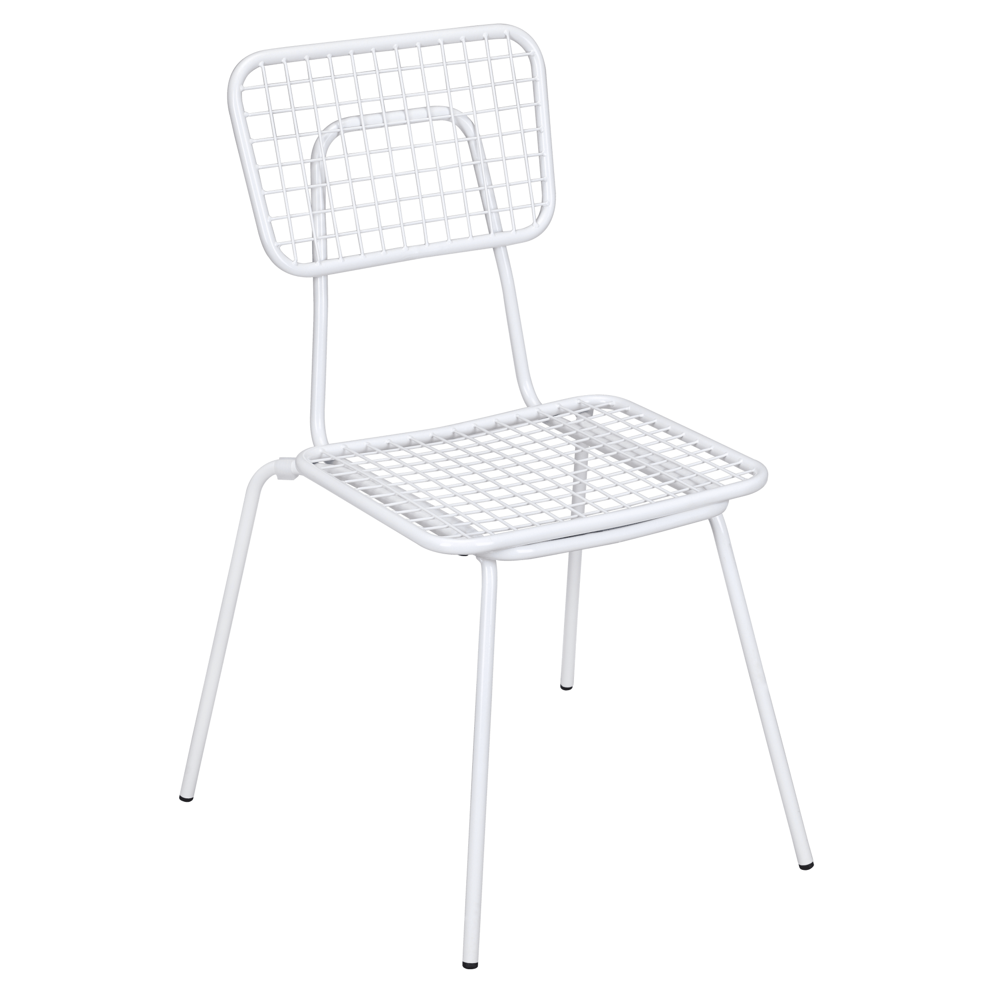 Ollie Patio Chair in White Finish