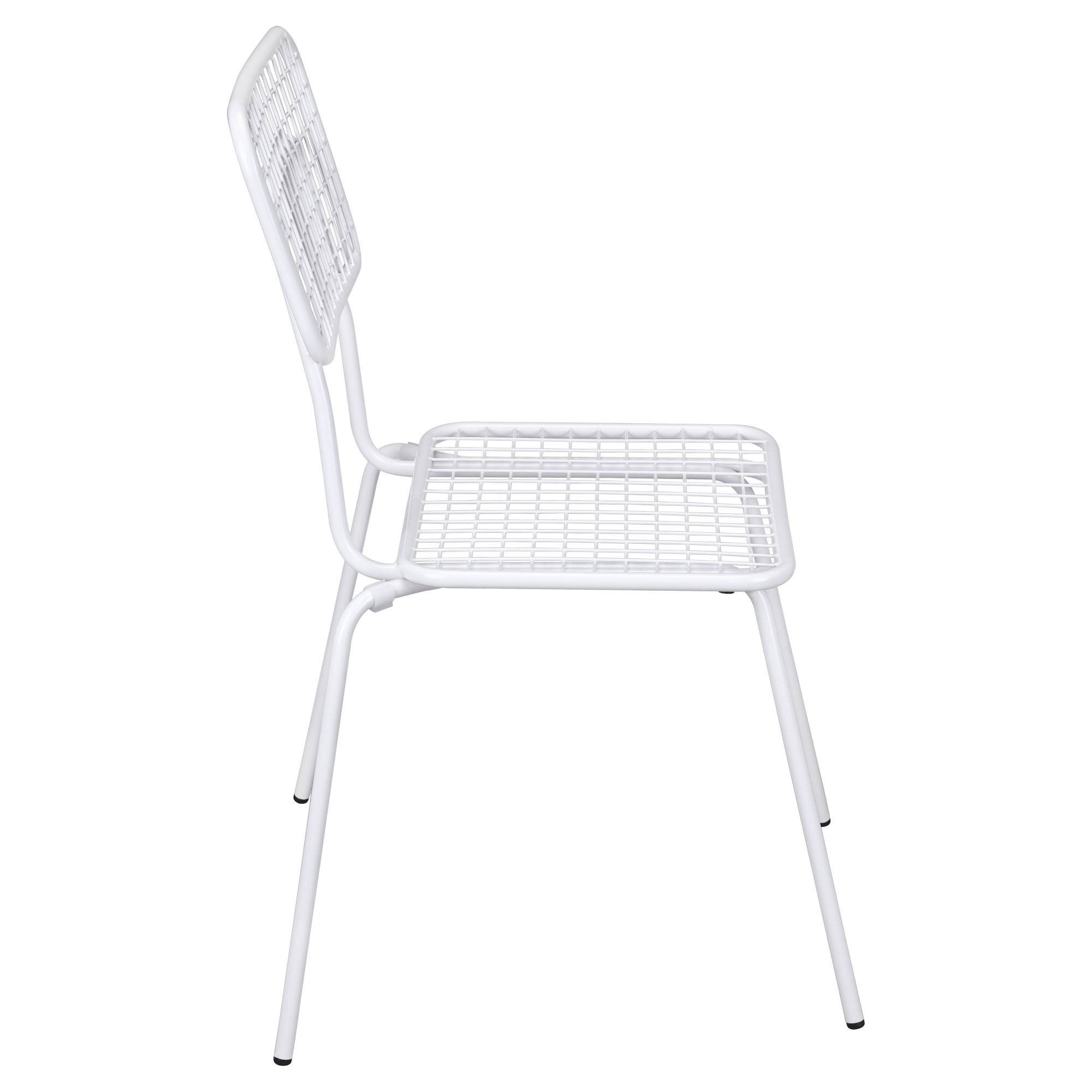 Ollie Patio Chair in White Finish