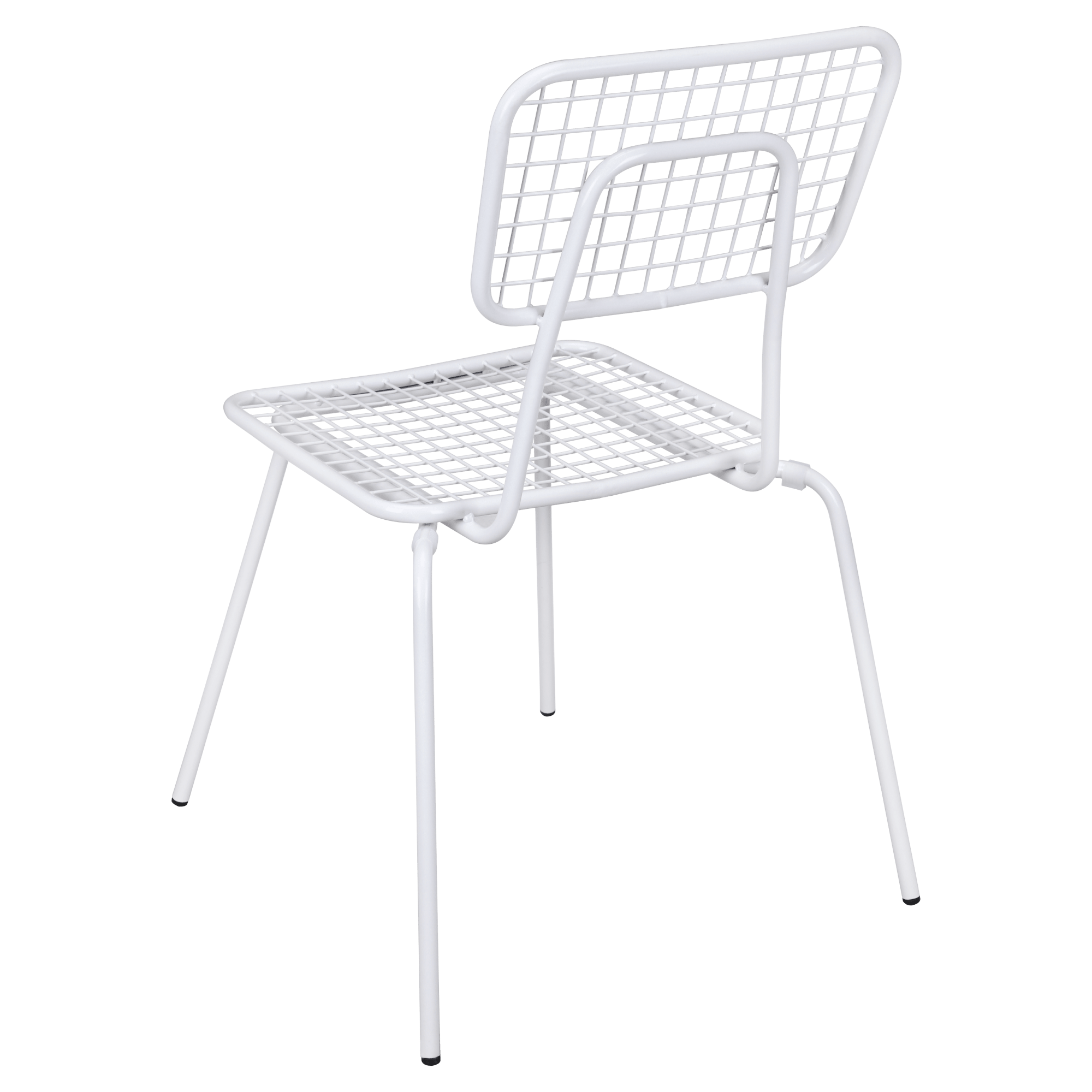 Ollie Patio Chair in White Finish