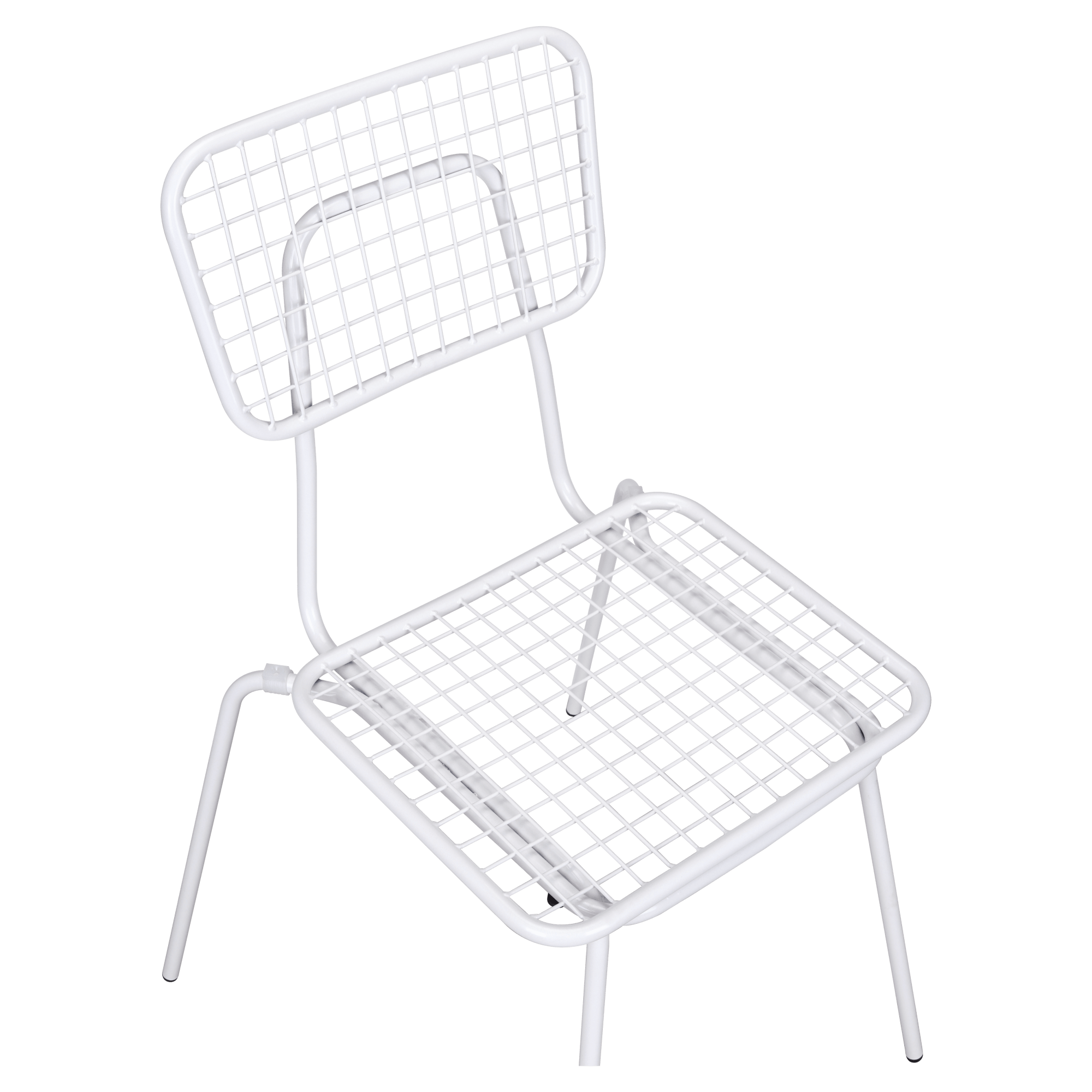 Ollie Patio Chair in White Finish