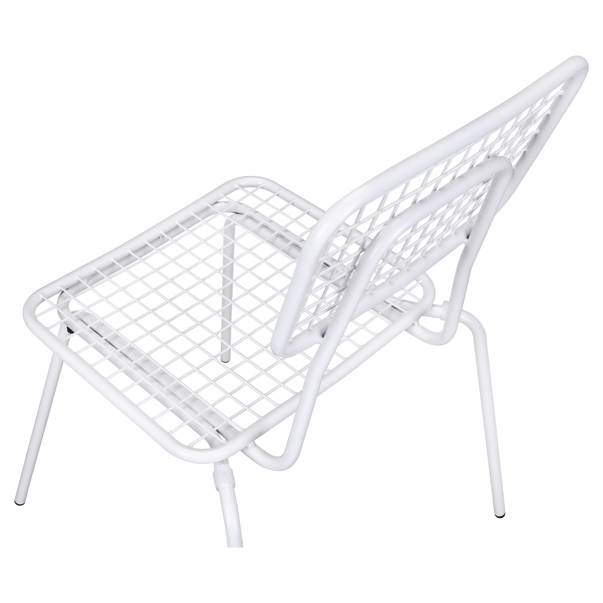 Ollie Patio Chair in White Finish
