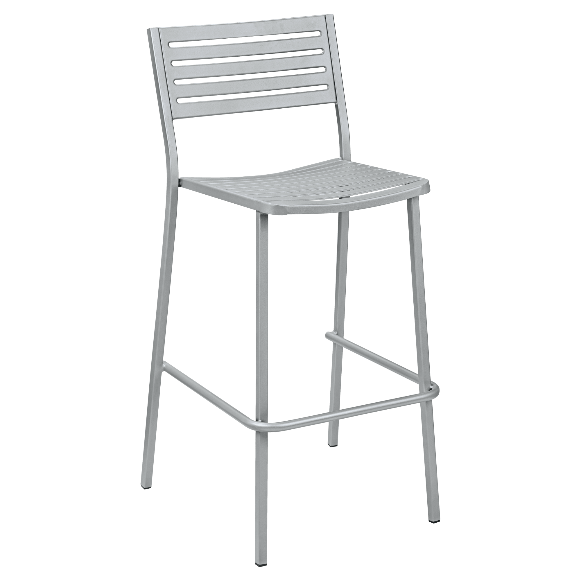 Ella Outdoor Bar Stool in Titanium Gray