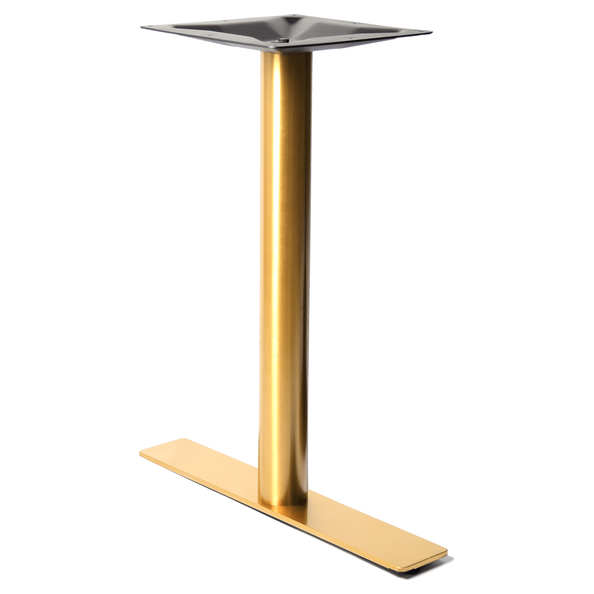 Gold Square Stainless Steel Table Base with Gold Square Stainless Steel Table Base