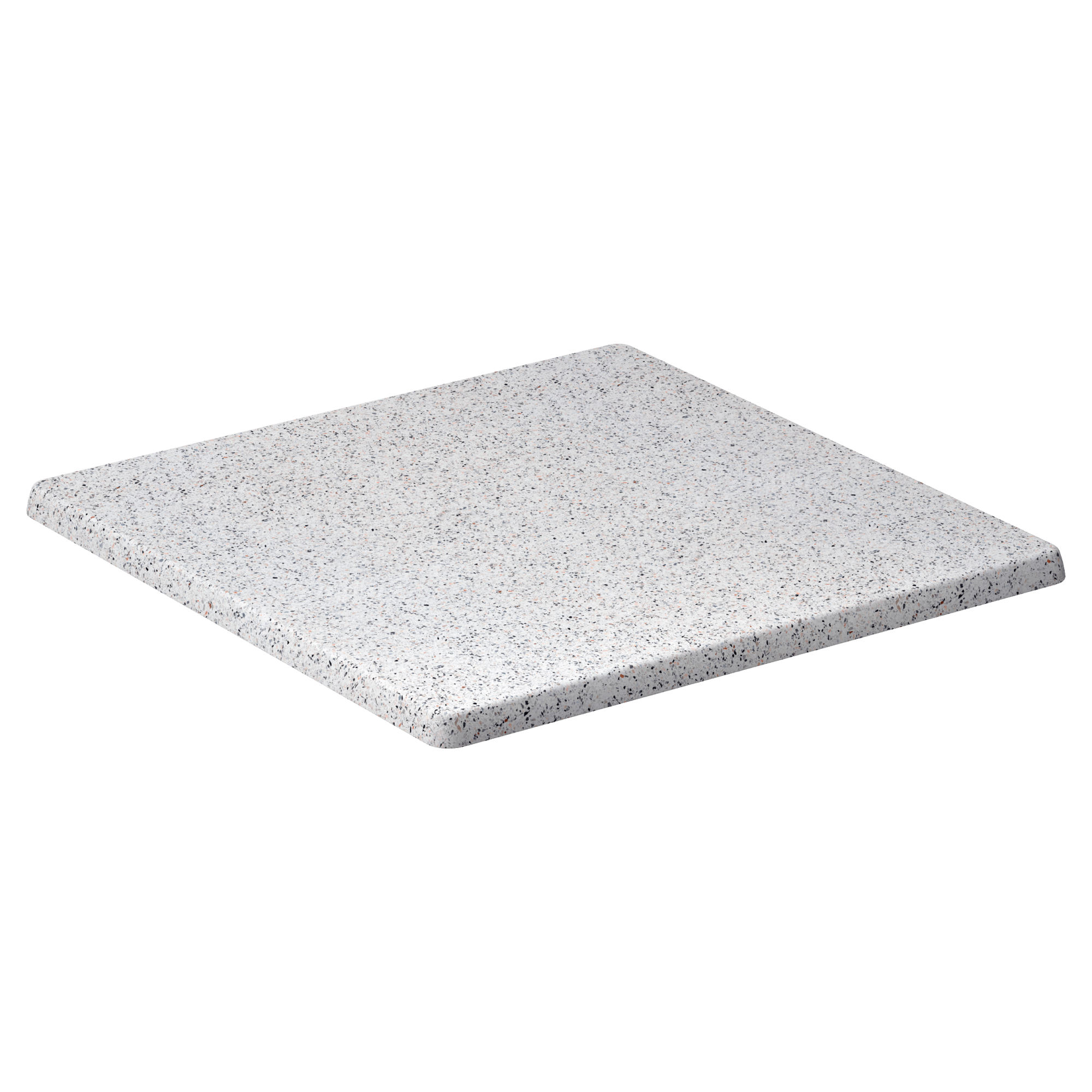 Resin Table Top in Terrazzo Pietra Finish with Resin Table Top in Terrazzo Pietra Finish