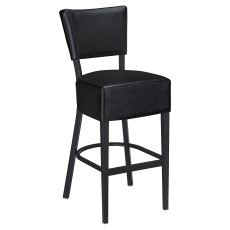Lumme Padded Back Metal Bar Stool