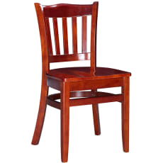 Crown Back Wood Chair