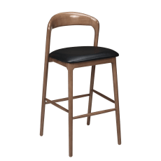 Premium Sigrid Wood Bar Stool