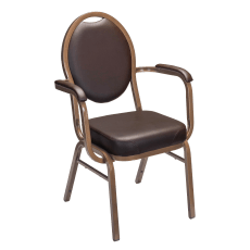 Hourglass Stack Chair with Arms