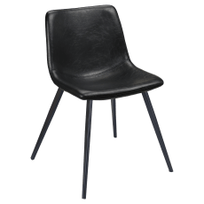 Luna Metal Chair in Black Finish