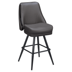 Regina Premium Casino Bucket Bar Stool with Square Frame