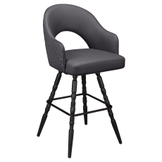 Invicta Premium Bucket Swivel Bar Stool with Vintage Frame