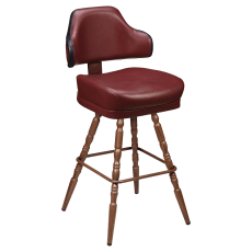 Gioco Premium Casino Bucket Bar Stool with Vintage Frame