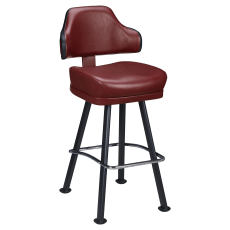 Gioco Premium Casino Bucket Bar Stool with Arched-Oval Frame