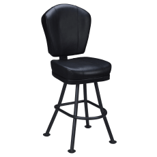 Lusso 3-Channel Premium Casino Bucket Bar Stool with Orbit Frame